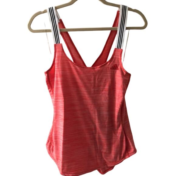 Adidas Women's Real Coral Crossback Tank Top Size M - Picture 2 of 5